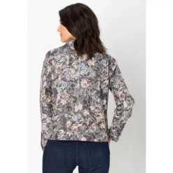 Floral Jacquard Missy Jacket -Grace Jewelry Shop 755 552 00 detail