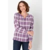 Textured Plaid Missy Popover -Grace Jewelry Shop 759 046 01 swatch