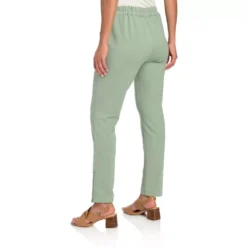 Pull-on Zip DetailComfy Knit MissyPant -Grace Jewelry Shop 759 297 01 detail