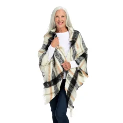 Plaid TriangleScarf -Grace Jewelry Shop 760 612