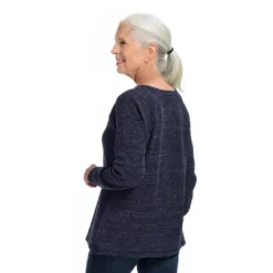 Relaxed Restyled Long Sleeve Space Dye Thermal Tee -Grace Jewelry Shop 760 932 01 detail