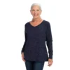 Relaxed Restyled Long Sleeve Space Dye Thermal Tee -Grace Jewelry Shop 760 932 01 swatch