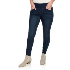 Wide WaistbandPull-on JeanLeggings -Grace Jewelry Shop 761 118 01 detail