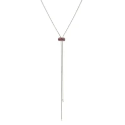 Long Stone Lariat 32" Necklace