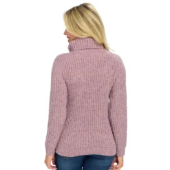 Ribbed Cable Turtleneck Sweater -Grace Jewelry Shop 761 561 01 detail