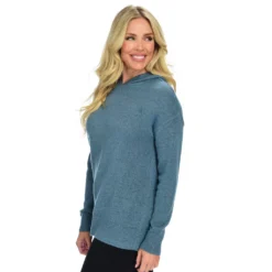 Solid HoodedPullover Sweater -Grace Jewelry Shop 761 704 00 detail