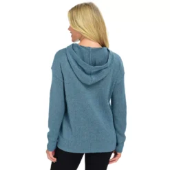 Solid HoodedPullover Sweater -Grace Jewelry Shop 761 704 01 detail