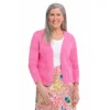 Pointelle CurvedHem Shrug -Grace Jewelry Shop 762 294 02 swatch
