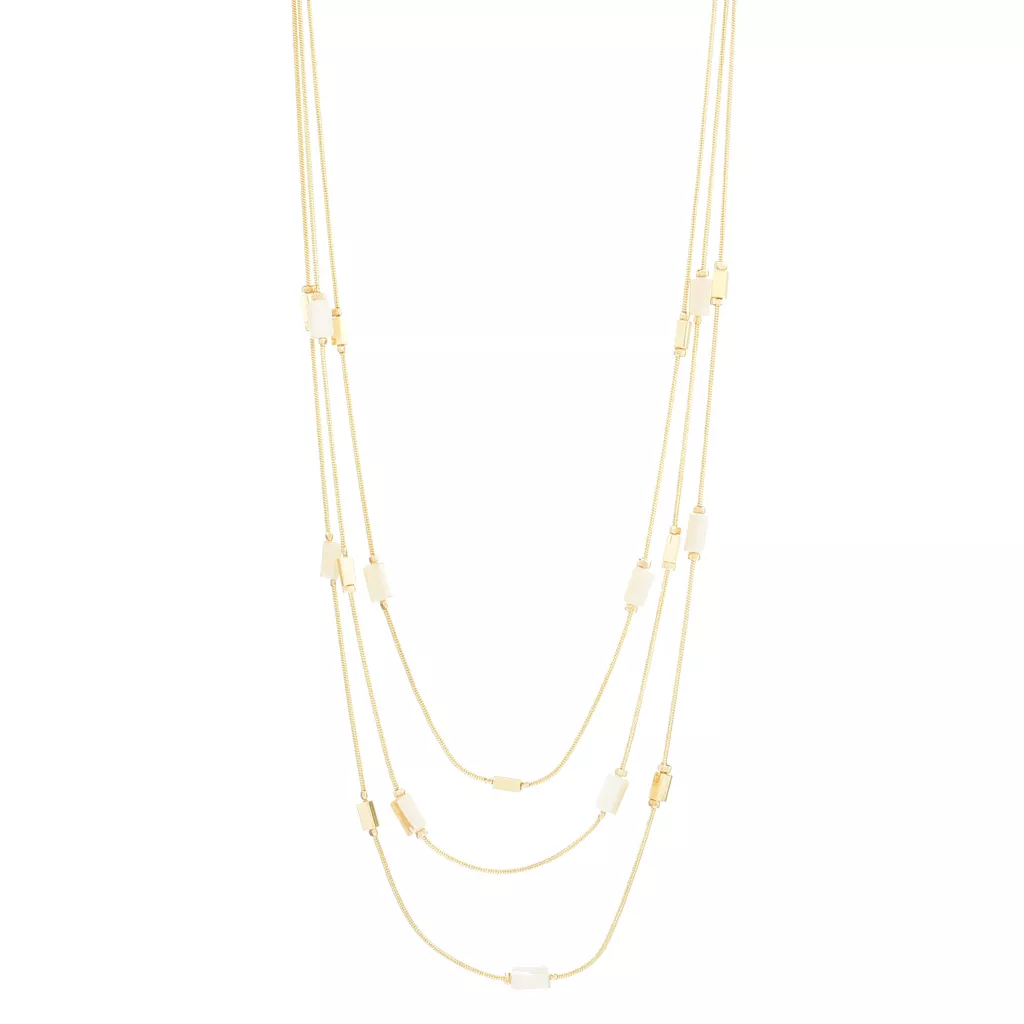 Beaded Layered 19" Necklace 5 Beaded Layered 19" Necklace - Image 3