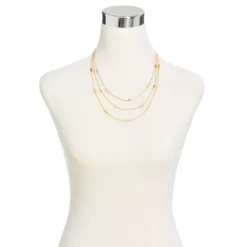 Beaded Layered 19" Necklace 9 Beaded Layered 19" Necklace -Grace Jewelry Shop 762 564 00 detail