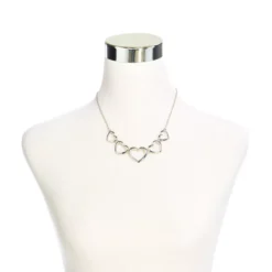 Hearts Statement 19" Necklace -Grace Jewelry Shop 762 583 00 detail