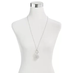 Filigree Medallion 32" Necklace 5 Filigree Medallion 32" Necklace -Grace Jewelry Shop 763 261 00 detail