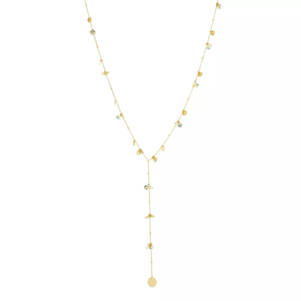 Delicate Beaded Cluster Y-Neck 32" Necklace 4 Delicate Beaded Cluster Y-Neck 32" Necklace - Image 2