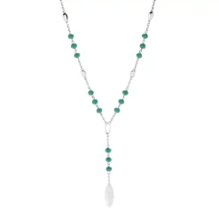Beaded Y-Neck 22" Necklace