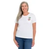 Embroidered Pocket Crew Neck Tee -Grace Jewelry Shop 763 653 01 swatch