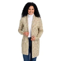 Space Dyed ShawlCollar Cardigan