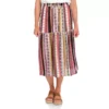 Two Tier Multi Stripe Skirt 1 Two Tier Multi Stripe Skirt -Grace Jewelry Shop 763 860