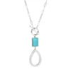 Stone Drop W/ Toggle 30" Necklace -Grace Jewelry Shop 765 154 01 swatch