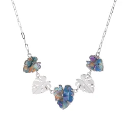 Palm Leaf 19" Statement Necklace