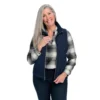 DiamondQuilted Zip FrontVest -Grace Jewelry Shop 765 285 11 swatch