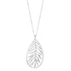 Cutout Feather Pendant 32" Necklace -Grace Jewelry Shop 765 483 00 swatch
