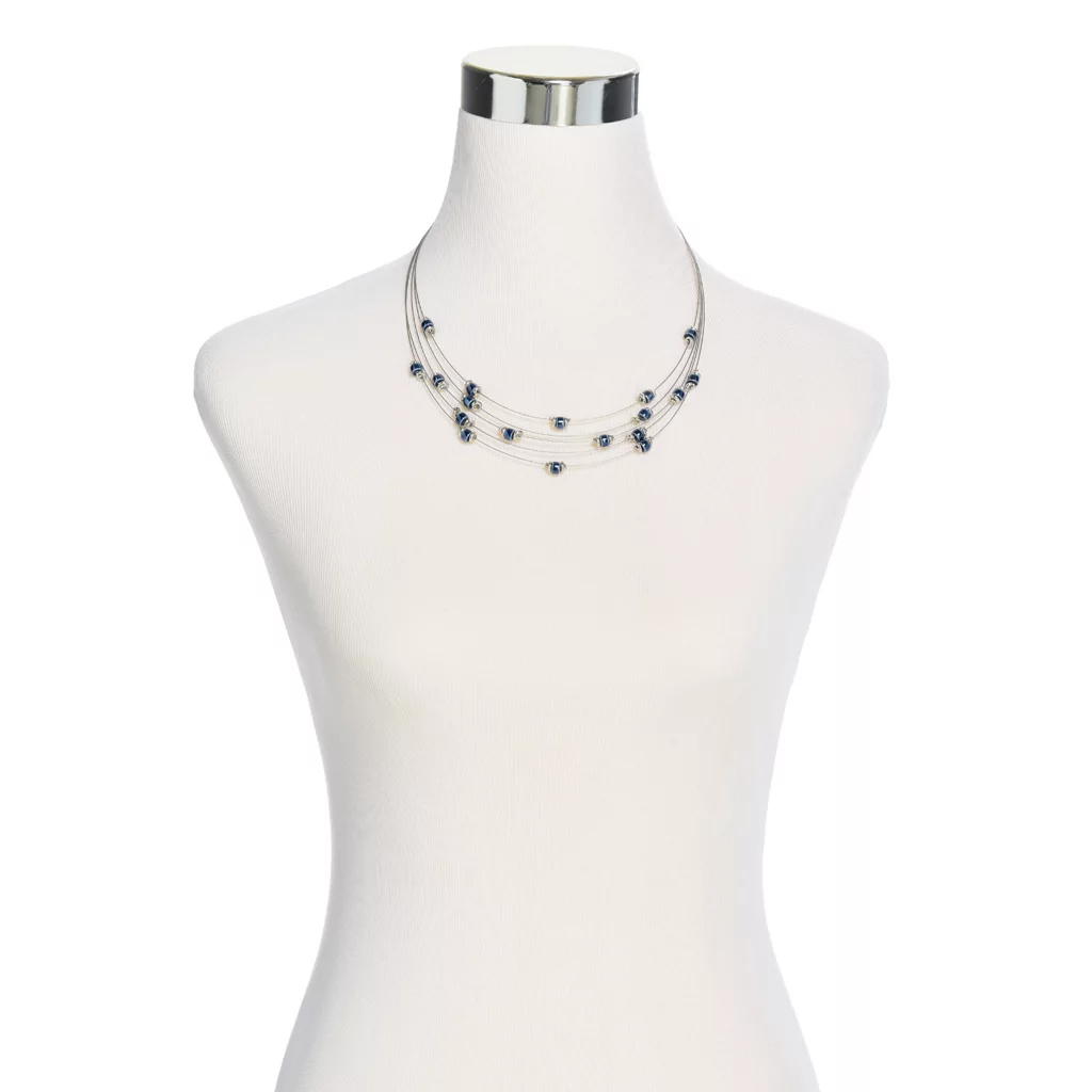 Wire Illusion 18.5" Necklace 6 Wire Illusion 18.5" Necklace - Image 4