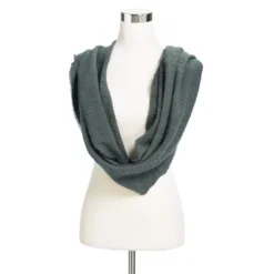 DiamondPleated LoopScarf -Grace Jewelry Shop 765 778 01 detail