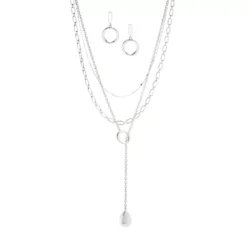 ConvertibleMetal Y-NeckNecklace -Grace Jewelry Shop 765 819 01 detail