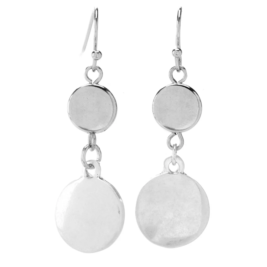 Solid DiscFish HookEarrings 4 Solid DiscFish HookEarrings - Image 2