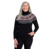 Fair Isle Yoke Turtleneck Sweater -Grace Jewelry Shop 767 254