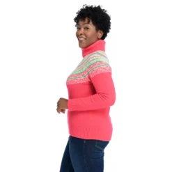 Fair Isle Yoke Turtleneck Sweater -Grace Jewelry Shop 767 254 00 detail