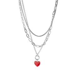 Convertible Heart Pendant 23" Necklace
