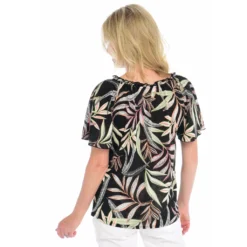 Ruffle NeckFlutter SleeveKnit Top 31 Ruffle NeckFlutter SleeveKnit Top -Grace Jewelry Shop 770 189 04 detail