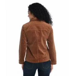 Seamed Corduroy Button FrontJacket -Grace Jewelry Shop 771 349 01 detail