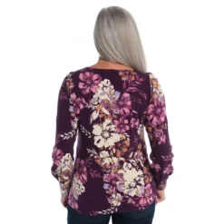 Cotton JerseyGathered Sleeve Boatneck Tee -Grace Jewelry Shop 771 355 02 detail