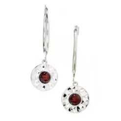 Hammered Tiered Corded 24 Inch Necklace And Earring Set -Grace Jewelry Shop 771 359 00 detail