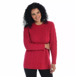 Cable FrontTunic Sweater